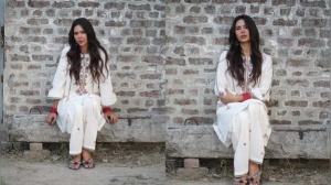 Sonam Bajwa's Floral Salwar Kameez: A Vision in Ethnic Elegance
