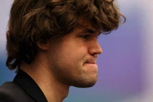 Chess World Stunned: Nine-Year-Old Indian Prodigy Draws Against Magnus Carlsen
OR
Carlsen Held to Draw by 9-Year-Old Indian Chess Star: Full Report
OR
Magnus Carlsen Faces Unexpected Challenge: Nine-Year-Old Secures Draw in Online Tournament
