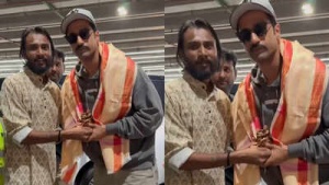 Vicky Kaushal removes his shoes before accepting Chhatrapati Sambhaji Maharaj's murti; fans praise his 'sanskar' and humble gesture