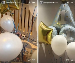 Hailey Bieber Shares Heartwarming Photos of Son Jack Blues on His First Birthday