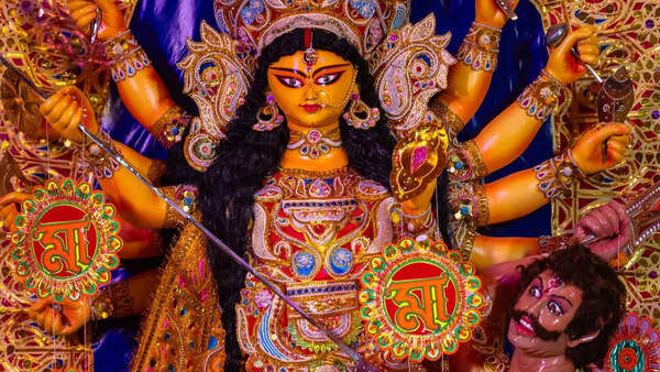 Devotees celebrating Ashada Gupt Navratri