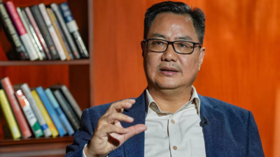 Minister Rijiju addressing supercomputer delivery delays