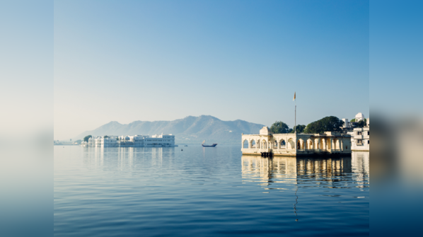 James Bond in Udaipur's Lake Palace in Octopussy