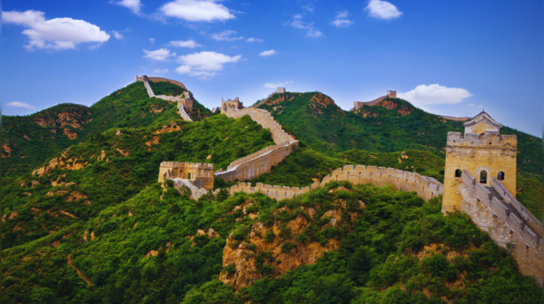 The seemingly endless Great Wall of China