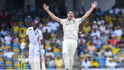 Frustration over DRS decisions during the West Indies vs Australia Test.
