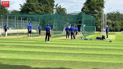 Team India practices in Birmingham