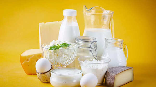 A glass of milk with yogurt