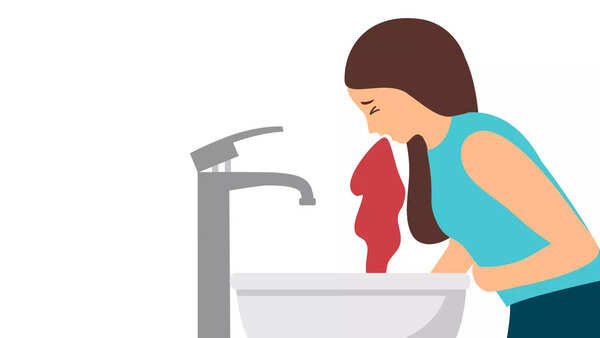 Hematemesis, or vomiting blood, is a critical sign of liver cirrhosis requiring immediate medical attention.