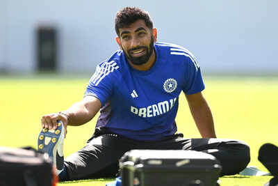 Jasprit Bumrah during a net session at Edgbaston. (Getty Images)